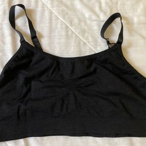 Ibex Women's Merino Wool Balance Bralette - Black Large